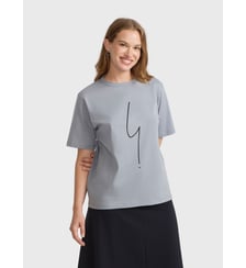 t-shirt en coton Point d'Ironie Agnès b.