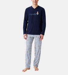 Pyjama en jersey de coton léger - A poêle Arthur