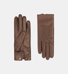 Gants Beverly Cuir Doublés Cachemire Agnelle