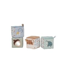 Lot de 4 cubes doux - Forest Friends Little Dutch