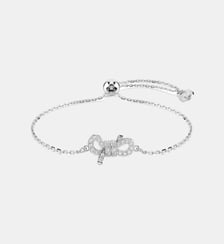 Bracelet Lifelong, Pavé, Nœud, Métal rhodié Swarovski