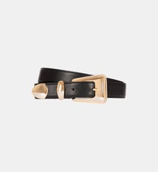 Ceinture boucle western en cuir The Kooples