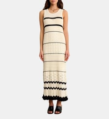 robe longue en crochet - assia Pablo