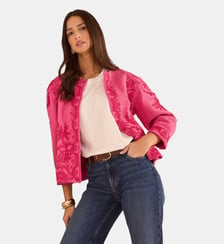 Veste Brodée À Manches Longues En Coton Valma Maison 123