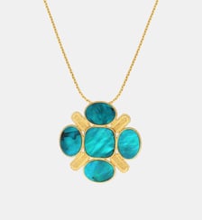 Collier sautoir   doré à l'or fin - Ashanti Satellite