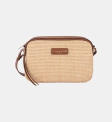 Sac camera signature effet osier Lancaster