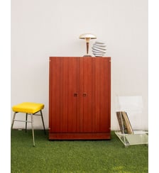 Petite armoire en teck Magda N°144- Produit chiné Debongout