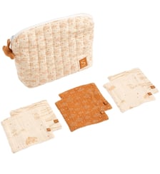 Trousse de toilette et 6 éponges ORSINO COOKIDICTION