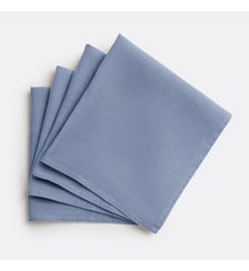 Lot de 4 serviettes de table lin lavé Victorine La Redoute Interieurs