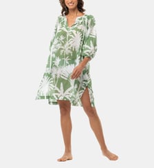 Kaftan en voile de coton BRONZETTE 240 Lingerie Le Chat