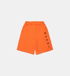 Short en molleton avec logo Marni