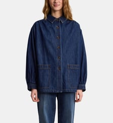 Surchemise en denim brut à fronces - MADO Pablo
