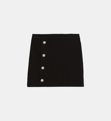 Jupe courte à boutons Balmain