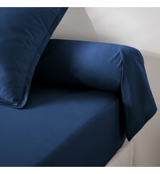 Taie de traversin en percale de coton, 80 fils La Redoute Interieurs