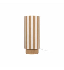 Lampe de Table Vienna Stripes - Naturel - 25x25x58cm Leitmotiv