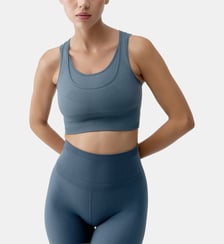 Brassière de sport femme Nina maintien élevé coussinets amovibles Born Living Yoga
