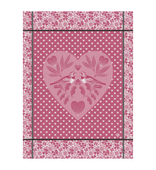 Torchon Amour 100% coton Le Jacquard Francais
