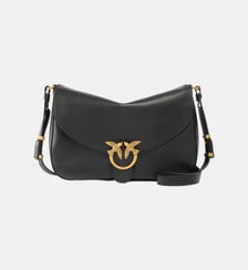 Sac moyen en cuir avec boucle love birds diamond cut Pinko