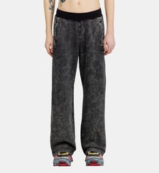 Pantalon effet denim avec bandes latérales Diesel