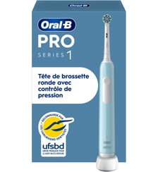 Brosse à dents électrique Pro 1 Bleue Cross Action + 1 brossette Oral B