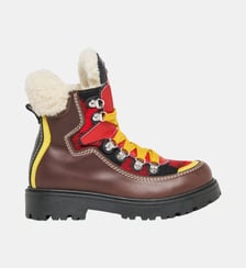 Chaussures de randonnée en cuir coloré Dsquared2