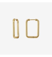 Boucles d'oreilles créoles petit modèle doré  simon Caroline Najman