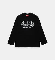 T-shirt manches longues avec logo Diesel Kids
