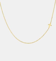 Chaîne en or jaune 9K avec croix Aristocrazy