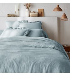 Housse de couette unie en gaze de coton La Redoute Interieurs