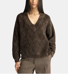 Orkney pull en jacquard Momonì