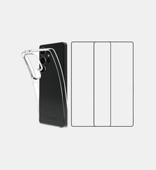 Pack Samsung S25 Ultra Coque + verre trempé Essentiel B