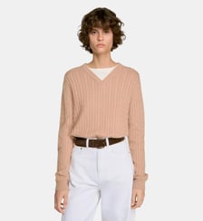 Pull 2 en 1 torsadé Sandro