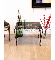 Table basse en céramique Vallauris Donna N°991- Produit chiné Debongout