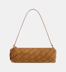 Tekel Bag en cuir camel avec finitions Rabanne