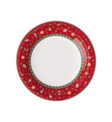Assiette plate rouge Villeroy & Boch