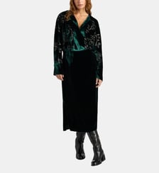 Robe bodiam en velours brodé Momonì