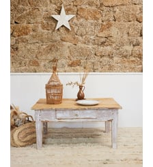 Table basse en bois Léonie N°1022- Produit chiné Debongout