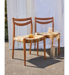 Paire de chaises au design scandinave Alma N°1743- Produit chiné Debongout