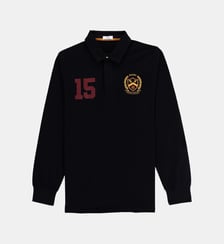 Maillot de rugby manches longues Lio en coton Serge Blanco