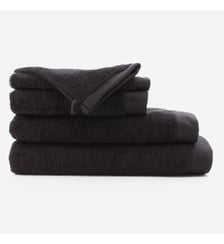 Serviette de bain noir - ORGANIC Bath Bazaar
