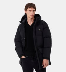Doudoune mi-longue déperlante duvet Lacoste