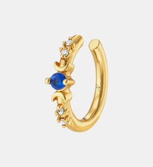 Earcuff Elena Bleu Nuit Nebuleuse Bijoux