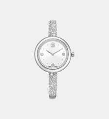 Montre Sublima bangle, Fabriqué en Suisse, Bracelet en métal, Acier inoxydable Swarovski