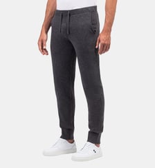Cashmere Pants: Dark Grey Melange Ron Dorff