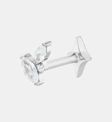 Piercing Lys Argent Nebuleuse Bijoux