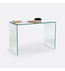 Bureau console en verre trempé La Redoute Interieurs