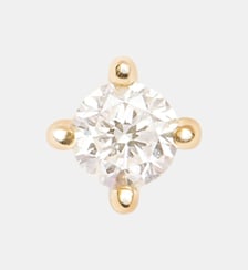 Union piercing solitaire en or rose Djula
