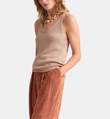 Tricot niji en viscose lurex Momonì