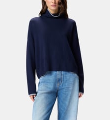 Pull à col roulé en maille Pinko