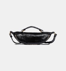 Sac à main Origami S serpent et cuir Lancel